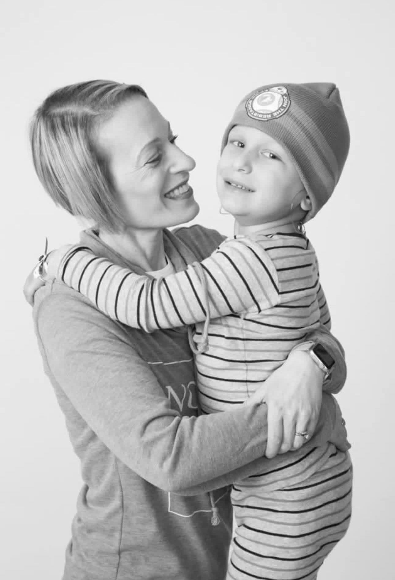 Riley and his mother